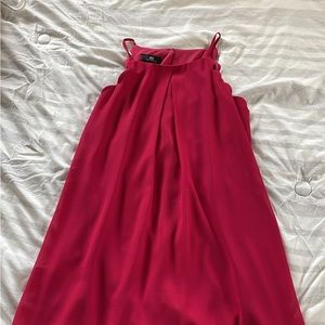 Red Dillards Formal Church Christmas Valentines Dress